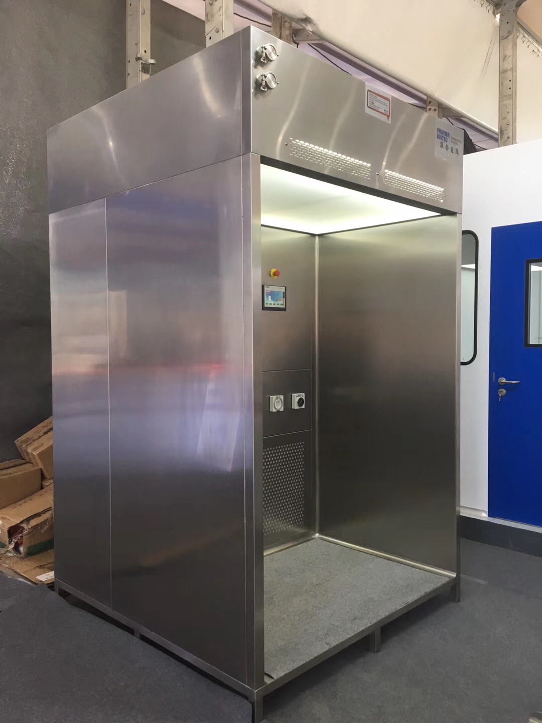 Sala di pesatura a pressione negativa